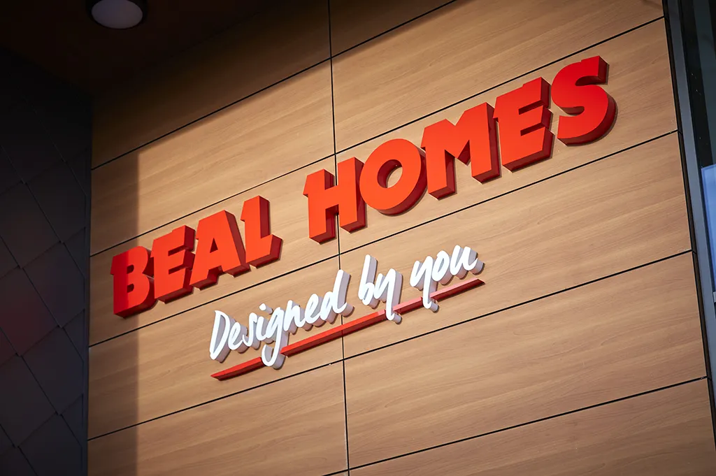 beal homes sign copy